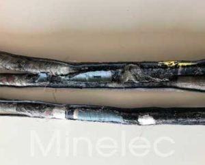 Fallas en la reparación de cables eléctricos - Minelec